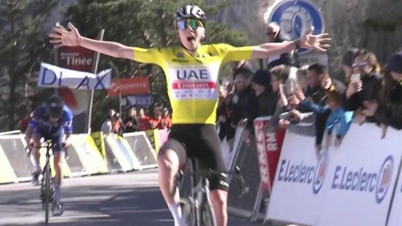 Video Etape Tadej Pogacar Devance David Gaudu Au Sommet Du Col De