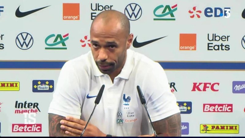 VIDEO Équipe de France espoirs Première pour Thierry Henry Tout le