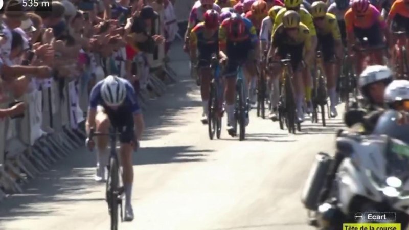 VIDEO Etape 3 F Julie van de Velde doublée dans les derniers