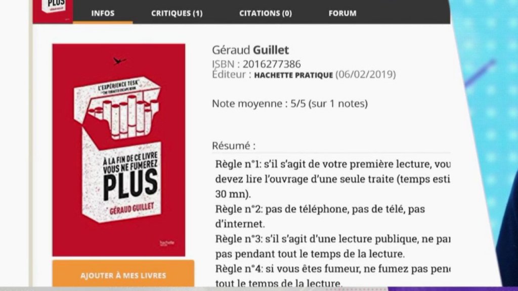 Le Livre Anti Tabac Extrait Telematin En Streaming France Tv