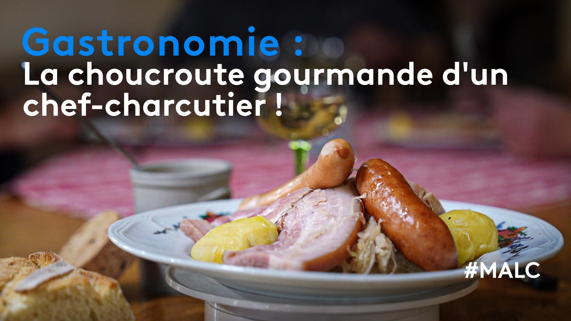 Recette - Choucroute aux saucisses de Strasbourg en vidéo 