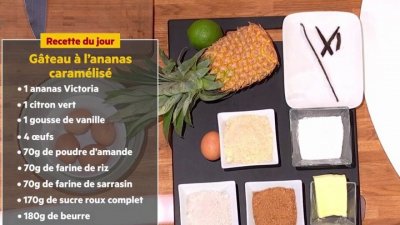 Coup D Food Gateau A L Ananas Caramelise De La Chef Angele Ferreux Maeght Extrait La Quotidienne En Streaming France Tv