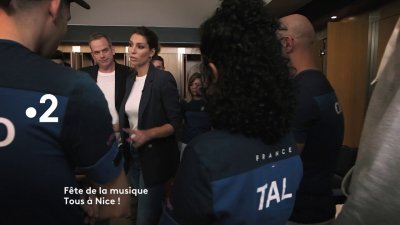 Tous A Nice Garou Et Laury Thilleman Motivent Les Troupes Extrait Fete De La Musique En Streaming France Tv