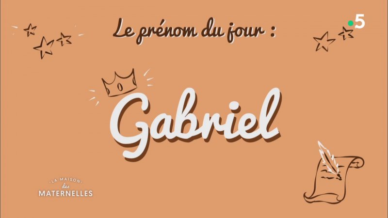 Le Pr Nom Du Jour Gabriel Extrait La Maison Des Maternelles France Tv