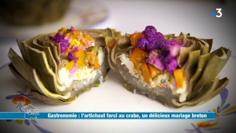 Recette Artichauts Farcis Au Crabe Extrait Météo à La Carte Documentaire France Tv 