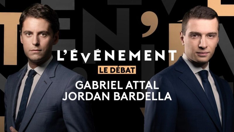 Le Débat Gabriel Attal - Jordan Bardella En Replay - L'événement