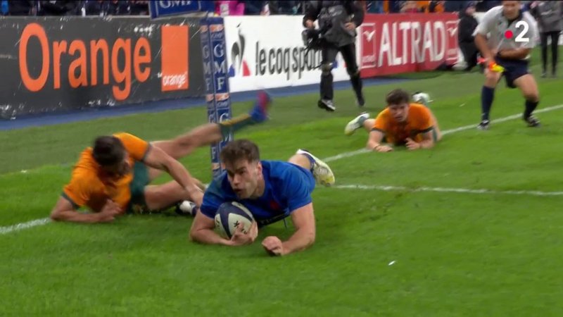 Video France Australie Damian Penaud Fait Passer Les Bleus Devant Dans Les Dernières Minutes