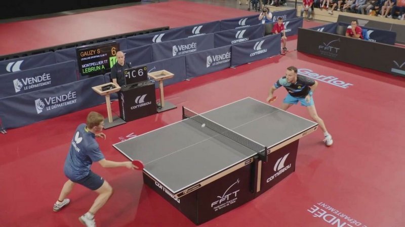 VIDEO. Tennis De Table : Alexis Lebrun Prend Le 1er Set De La Finale