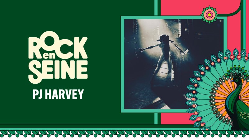 PJ Harvey op het terugkeerevenement Rock en Seine 2024