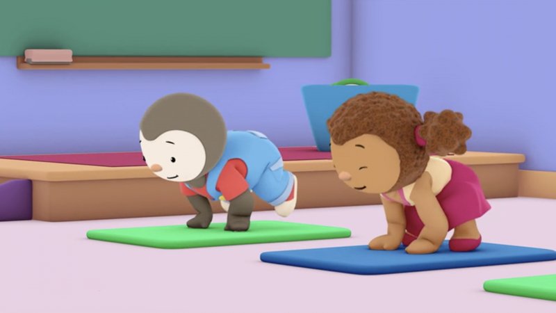 T'choupi à l'école - Le yoga des animaux (S.2 EP.2) 