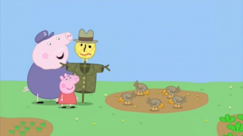 Replay Peppa Pig, Peppa Pig Monsieur L'épouvantail Du France 5