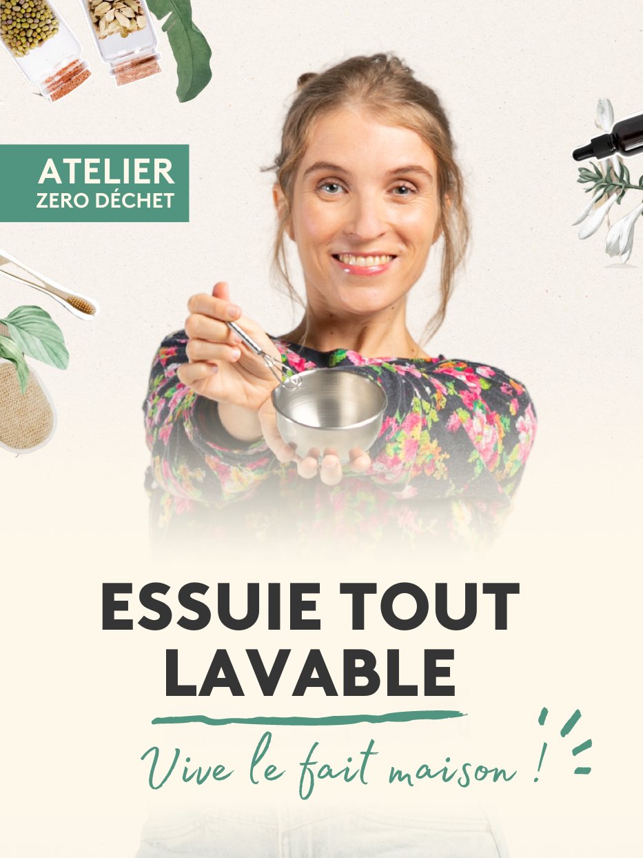 L'essuie-tout réutilisable  La découverte du zéro déchet passe