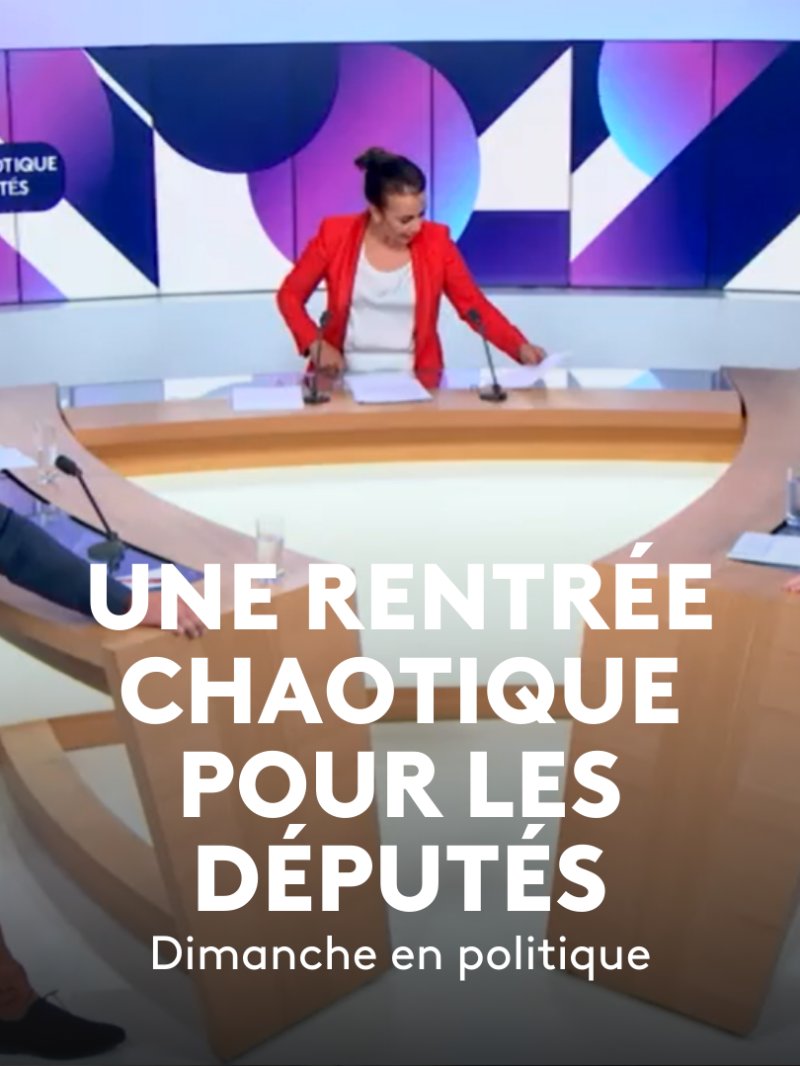 Une rentrée chaotique pour les députés - vidéo undefined - france.tv