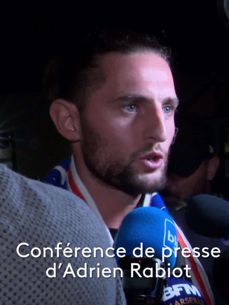 Conférence de presse OM : présentation d'Adrien Rabiot - vidéo undefined - france.tv